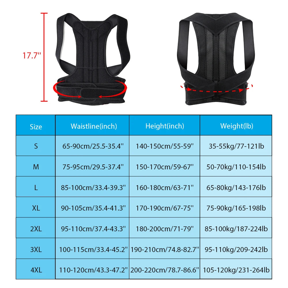 Posture Perfect Back Support Brace